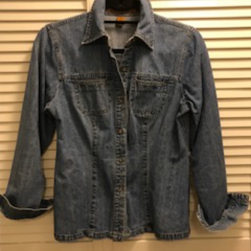Ann Klein denim shirt